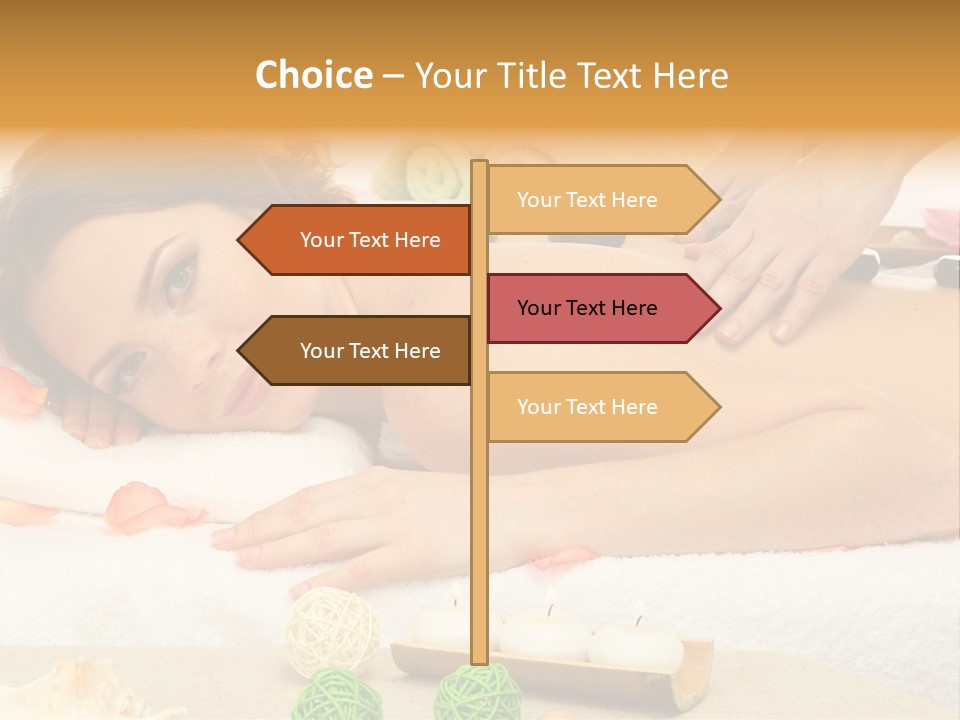 Therapy Hand Pink PowerPoint Template