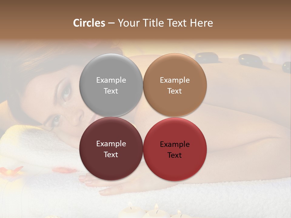 Yellow White Lady PowerPoint Template