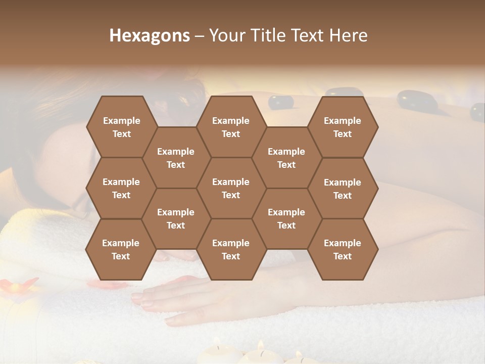 Yellow White Lady PowerPoint Template