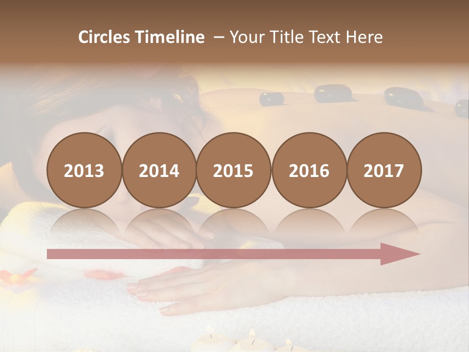 Yellow White Lady PowerPoint Template