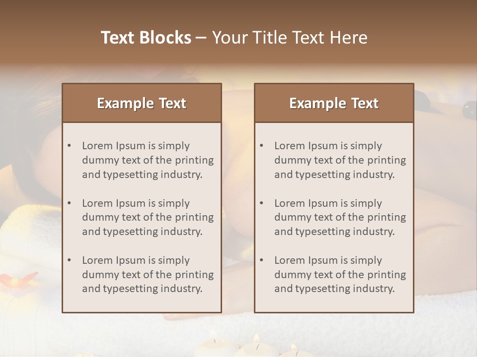 Yellow White Lady PowerPoint Template