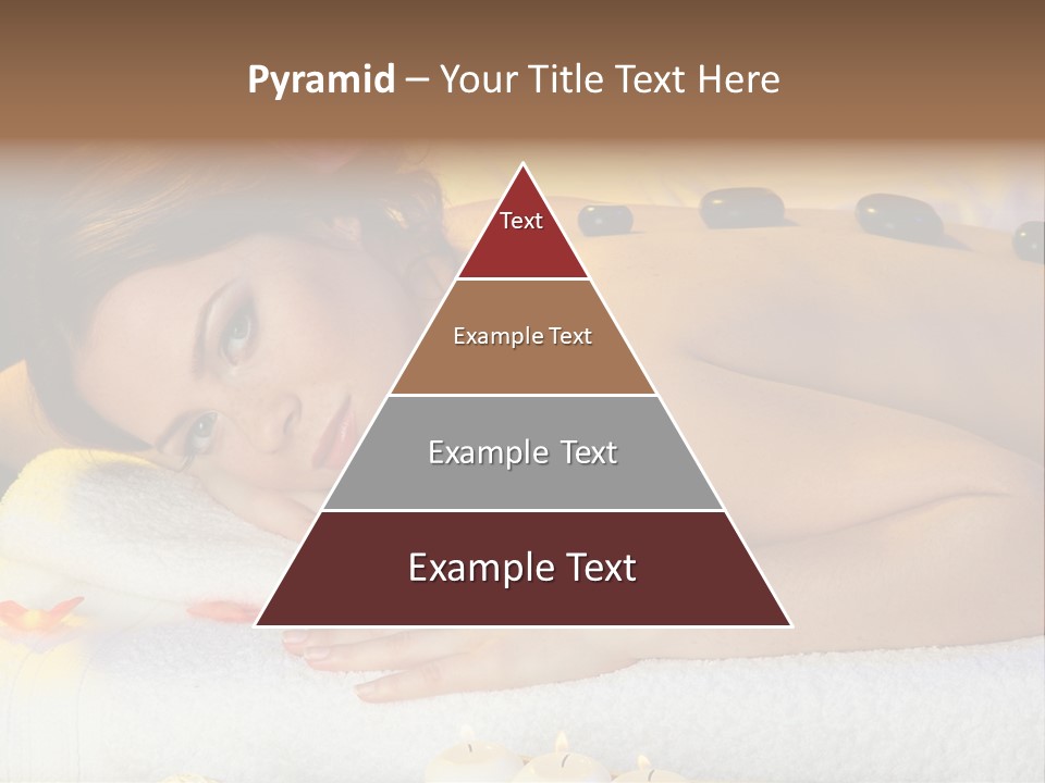 Yellow White Lady PowerPoint Template