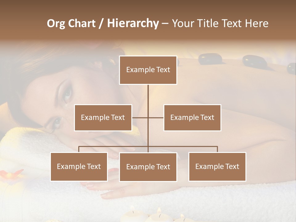 Yellow White Lady PowerPoint Template