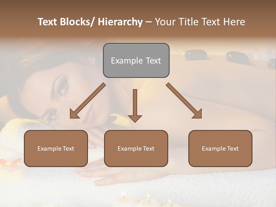 Yellow White Lady PowerPoint Template