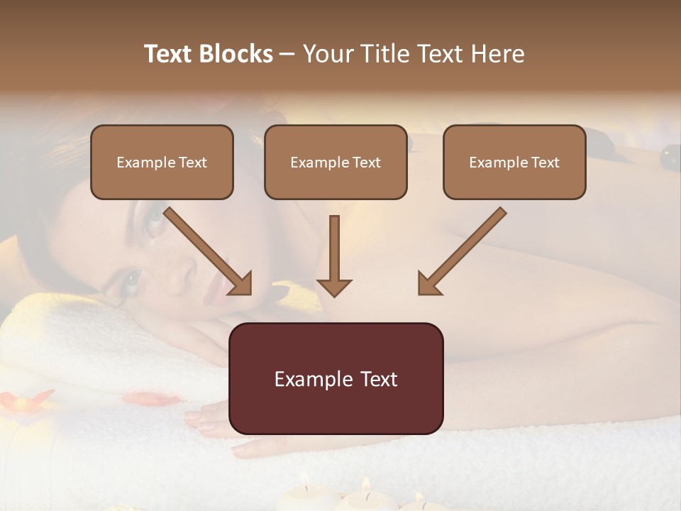 Yellow White Lady PowerPoint Template