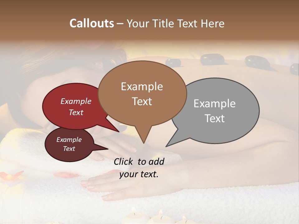 Yellow White Lady PowerPoint Template