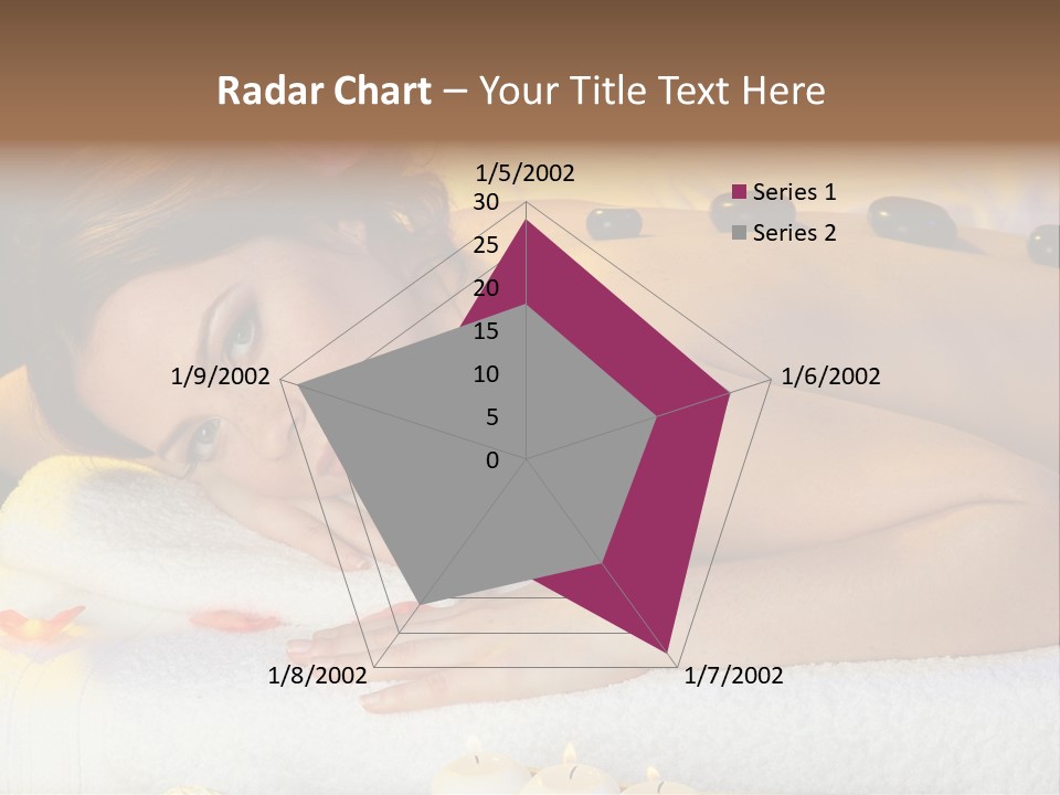 Yellow White Lady PowerPoint Template