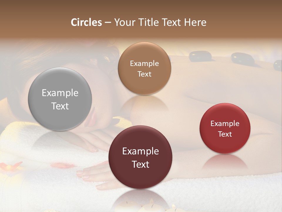 Yellow White Lady PowerPoint Template