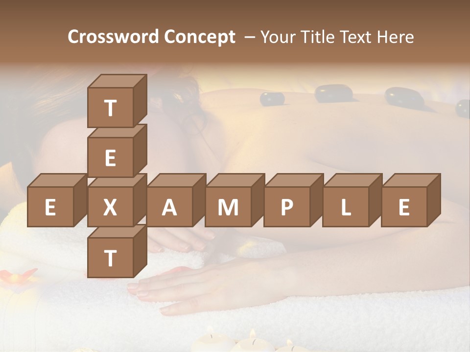 Yellow White Lady PowerPoint Template