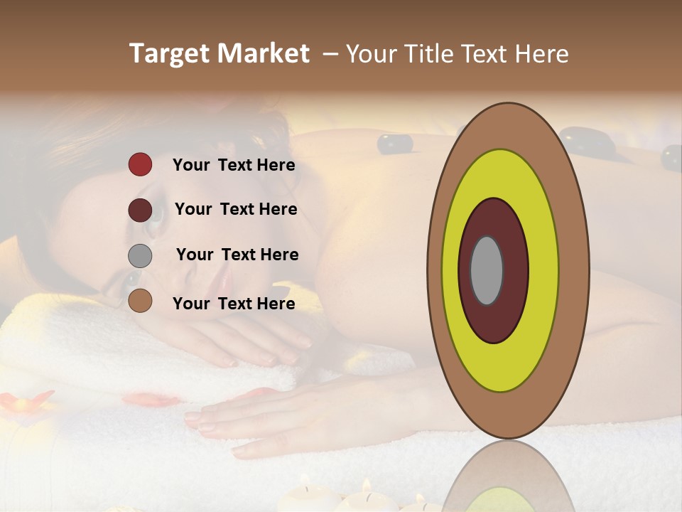 Yellow White Lady PowerPoint Template