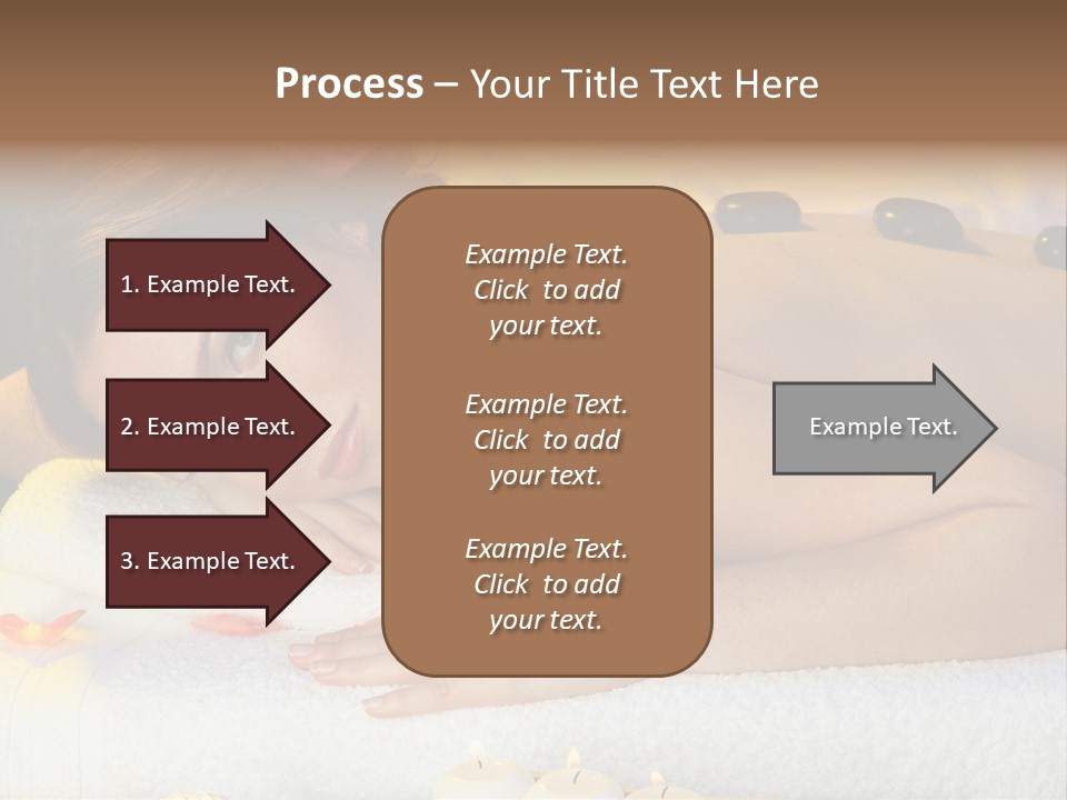 Yellow White Lady PowerPoint Template