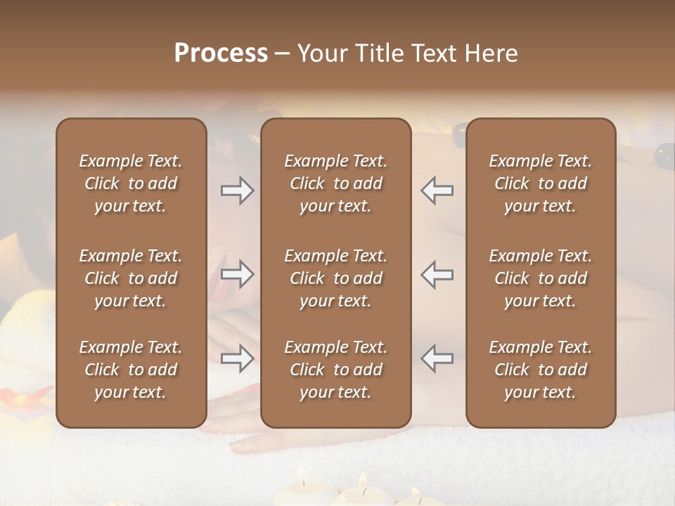 Yellow White Lady PowerPoint Template