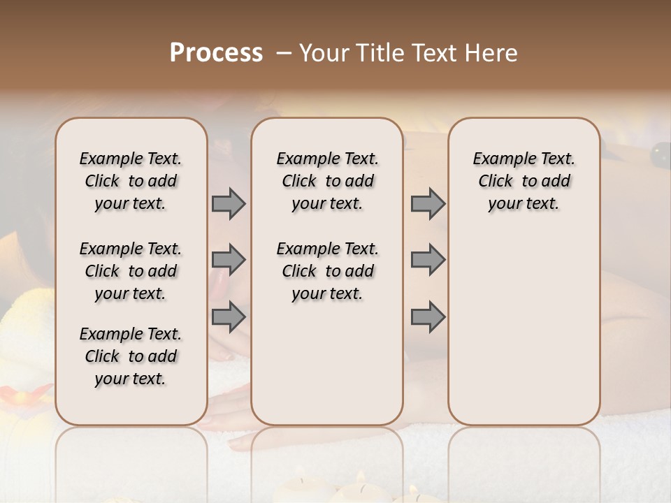 Yellow White Lady PowerPoint Template