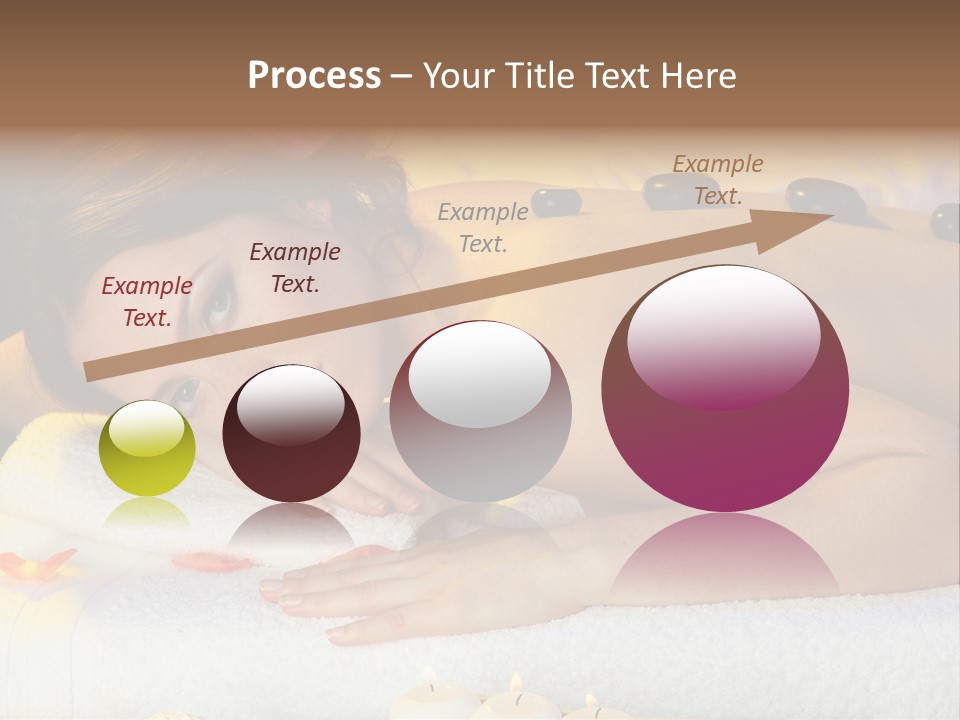 Yellow White Lady PowerPoint Template