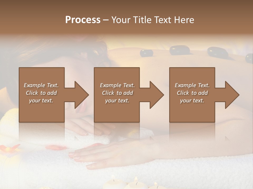 Yellow White Lady PowerPoint Template