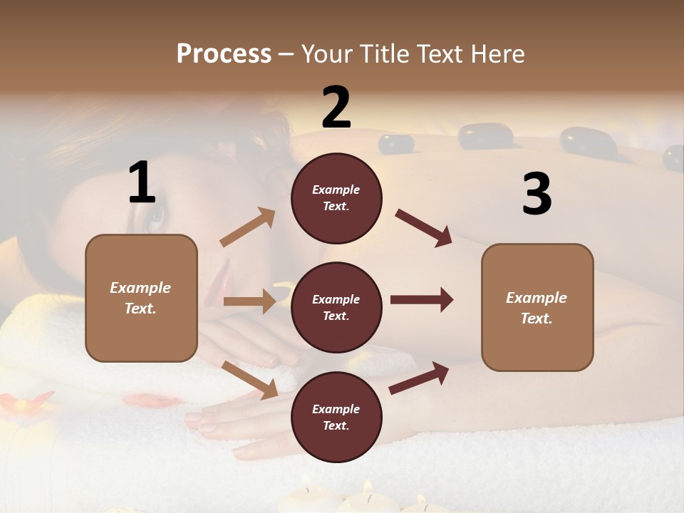 Yellow White Lady PowerPoint Template