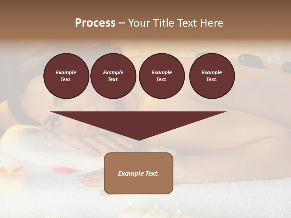 Yellow White Lady PowerPoint Template