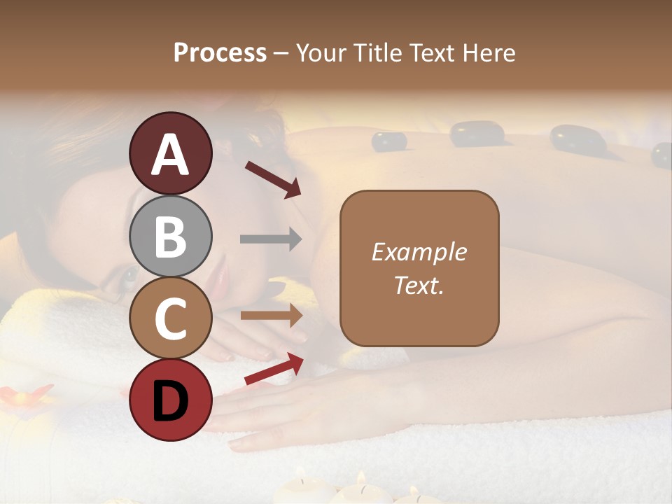 Yellow White Lady PowerPoint Template