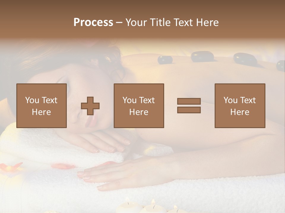 Yellow White Lady PowerPoint Template