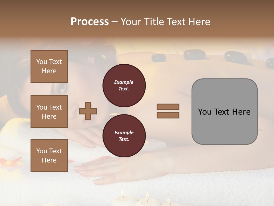 Yellow White Lady PowerPoint Template