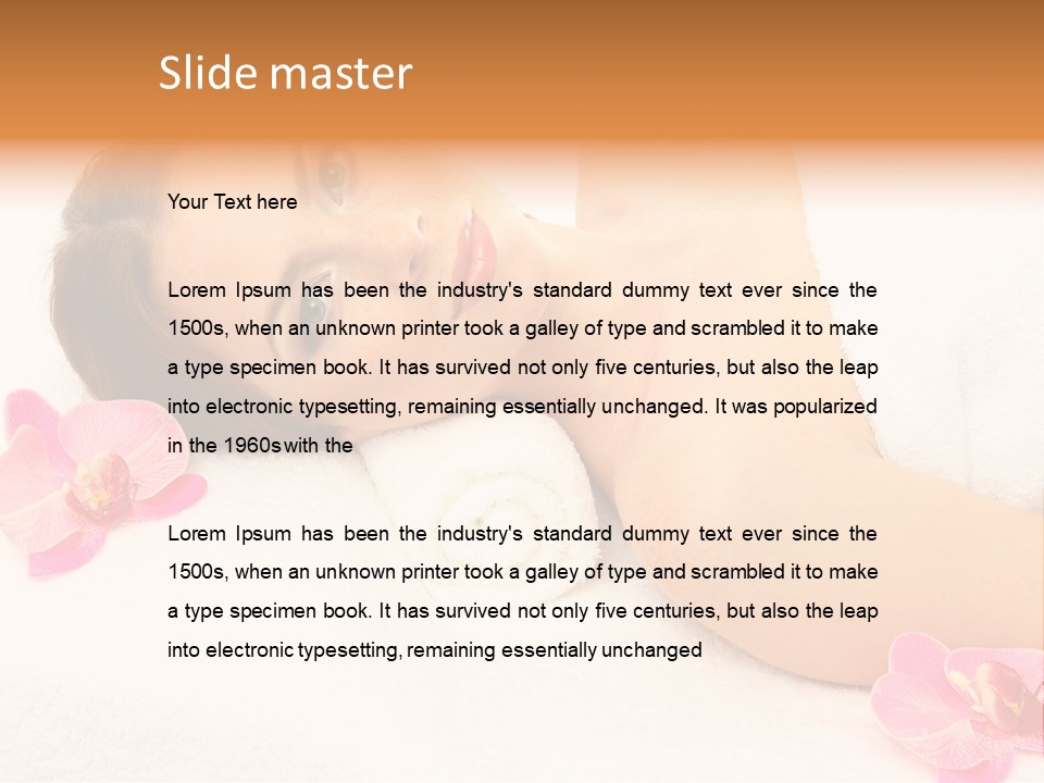 Human Pretty Flower PowerPoint Template