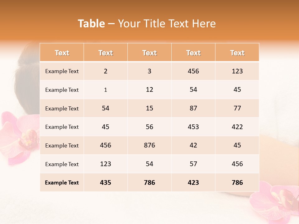 Human Pretty Flower PowerPoint Template