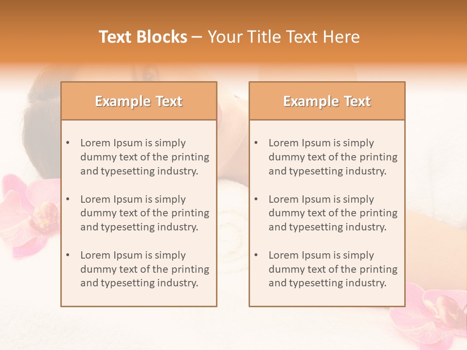 Human Pretty Flower PowerPoint Template