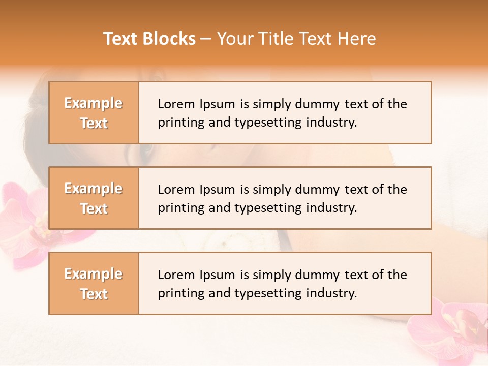 Human Pretty Flower PowerPoint Template