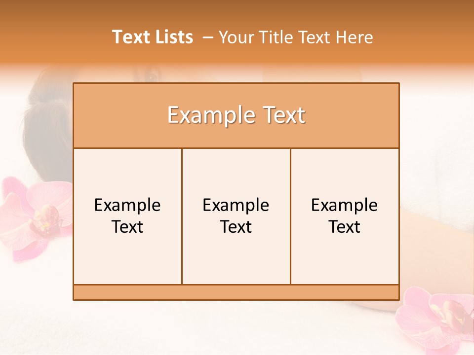 Human Pretty Flower PowerPoint Template