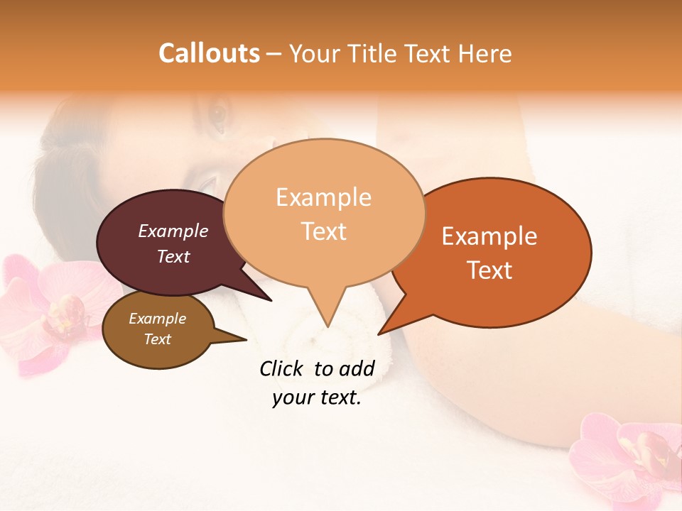 Human Pretty Flower PowerPoint Template