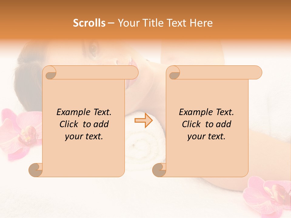 Human Pretty Flower PowerPoint Template