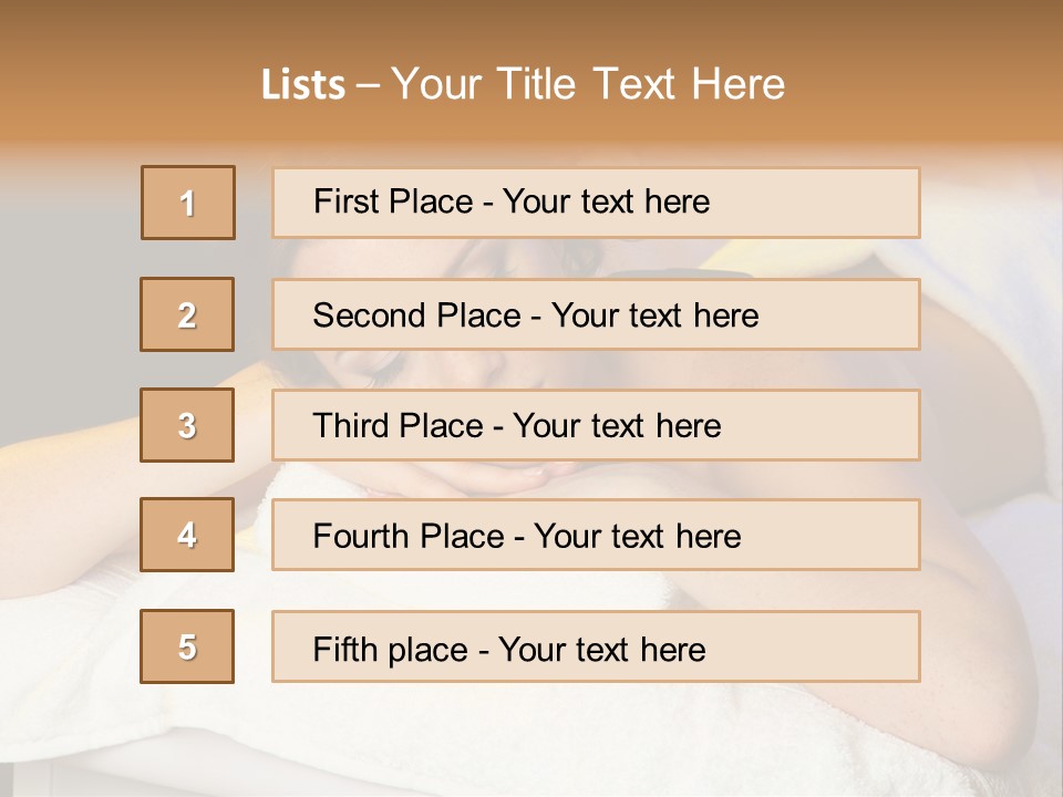 Beautiful Stone Holistic PowerPoint Template