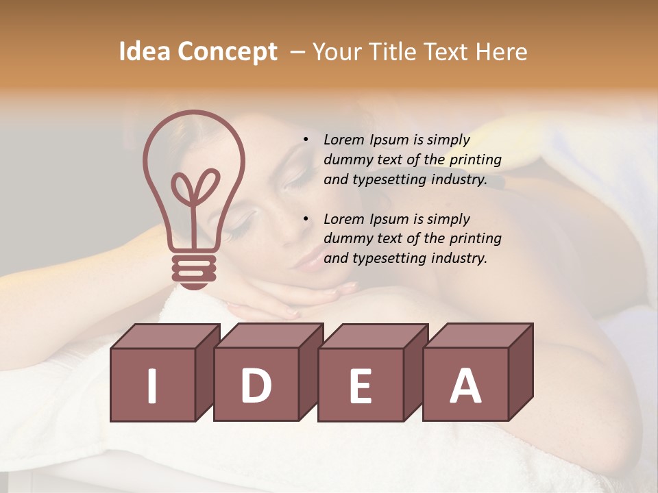 Beautiful Stone Holistic PowerPoint Template