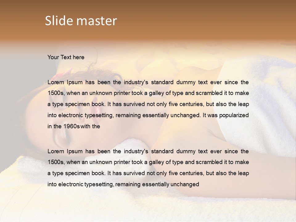 Enjoy Person Health PowerPoint Template