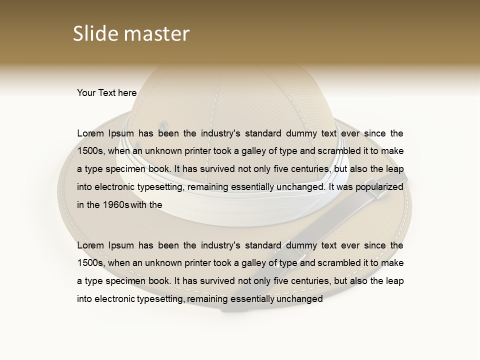 Isolated Africa Icon PowerPoint Template