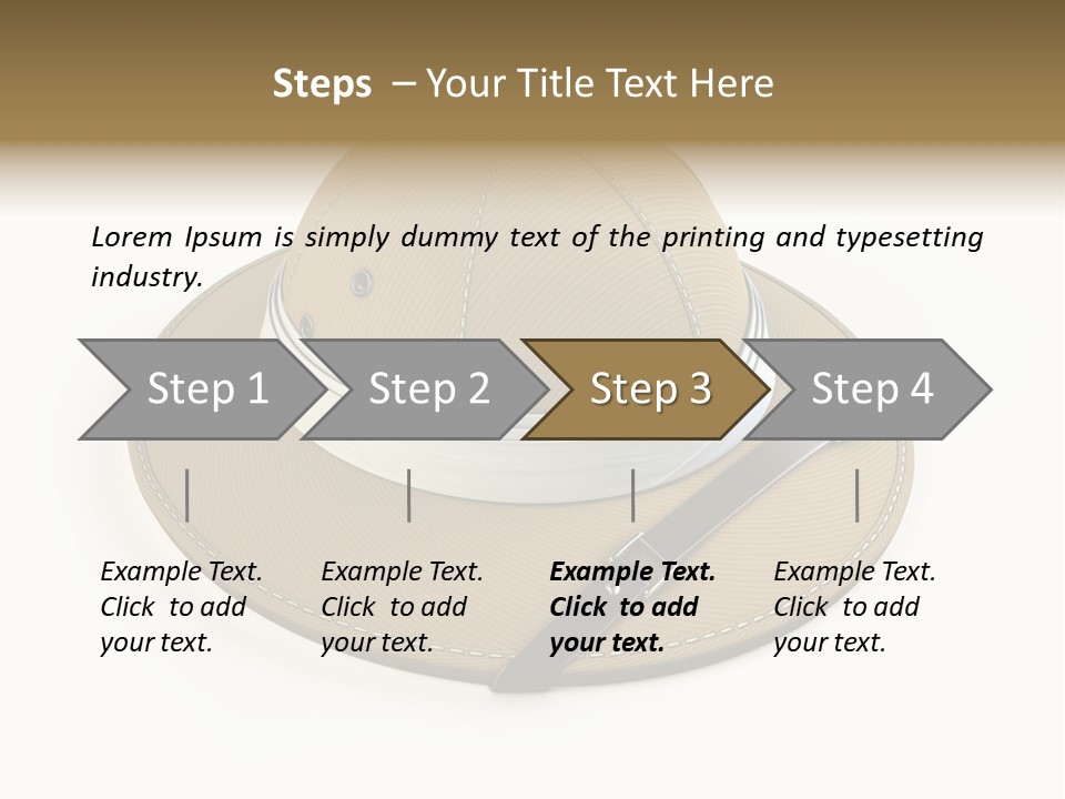 Isolated Africa Icon PowerPoint Template
