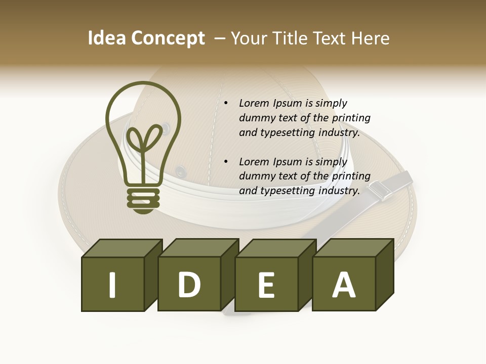 Isolated Africa Icon PowerPoint Template