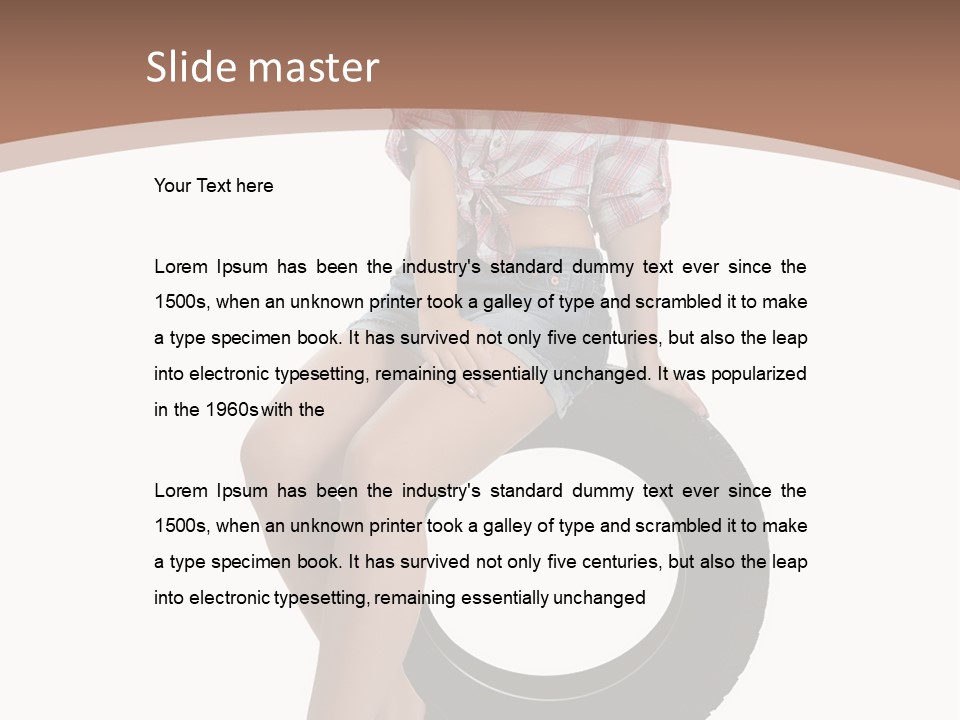 Person Face Woman PowerPoint Template