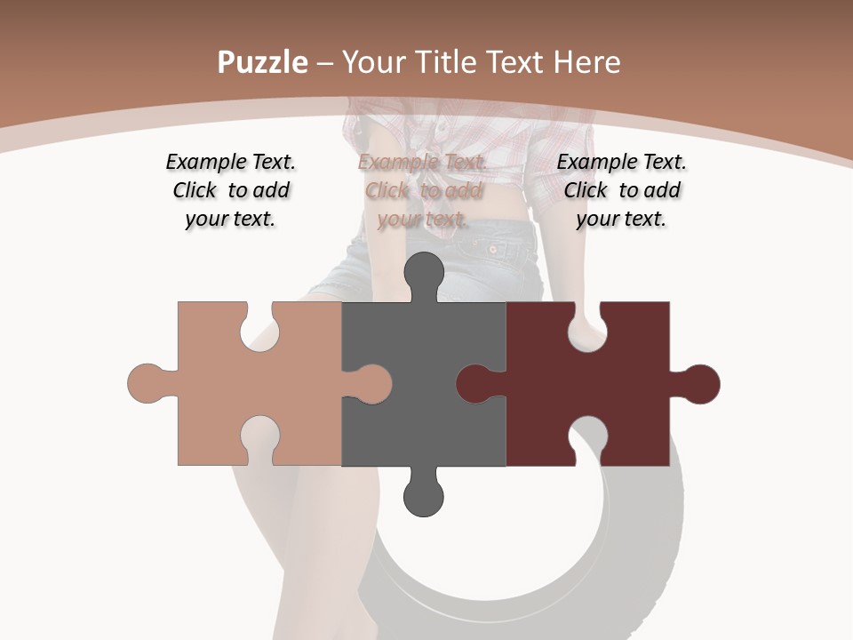 Person Face Woman PowerPoint Template