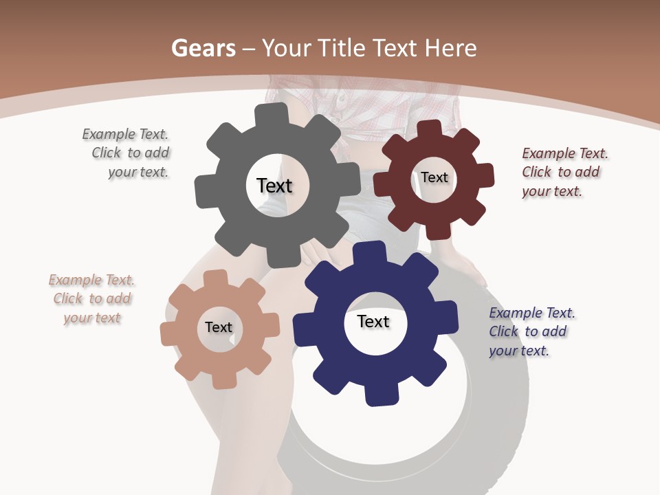 Person Face Woman PowerPoint Template