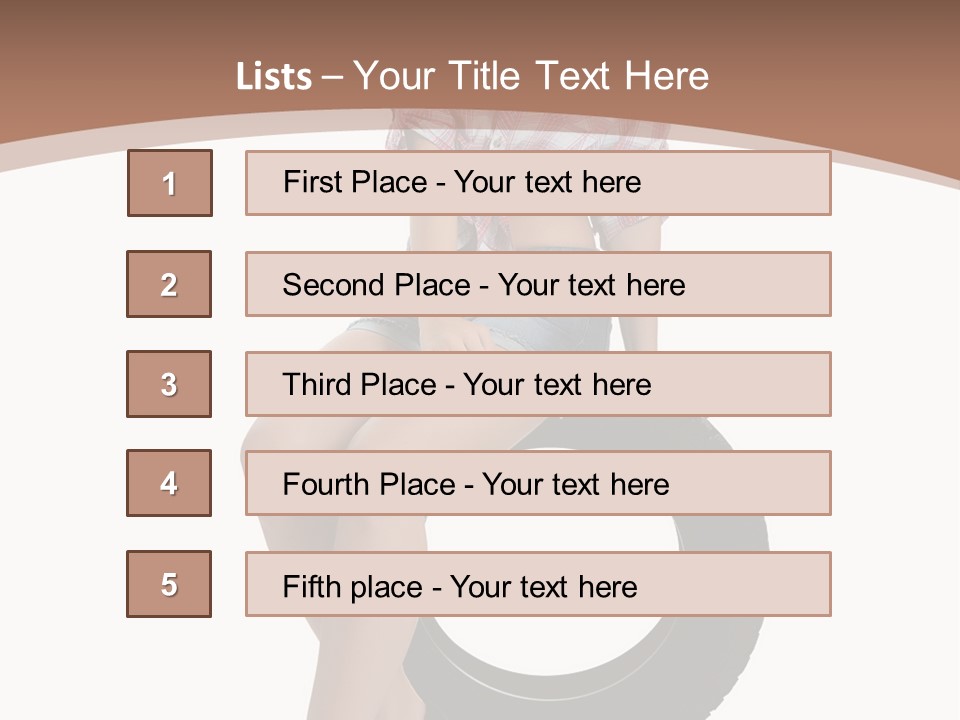 Person Face Woman PowerPoint Template