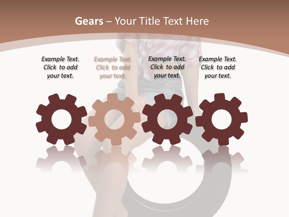 Person Face Woman PowerPoint Template