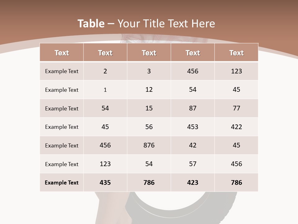 Person Face Woman PowerPoint Template