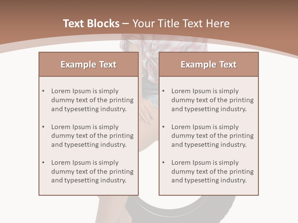 Person Face Woman PowerPoint Template