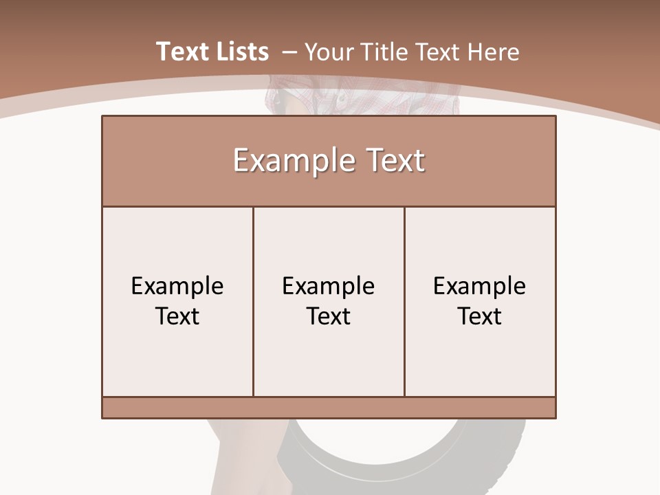 Person Face Woman PowerPoint Template