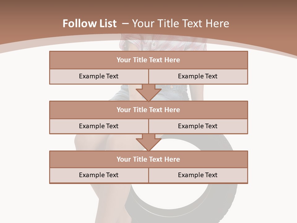 Person Face Woman PowerPoint Template