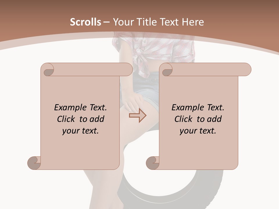 Person Face Woman PowerPoint Template