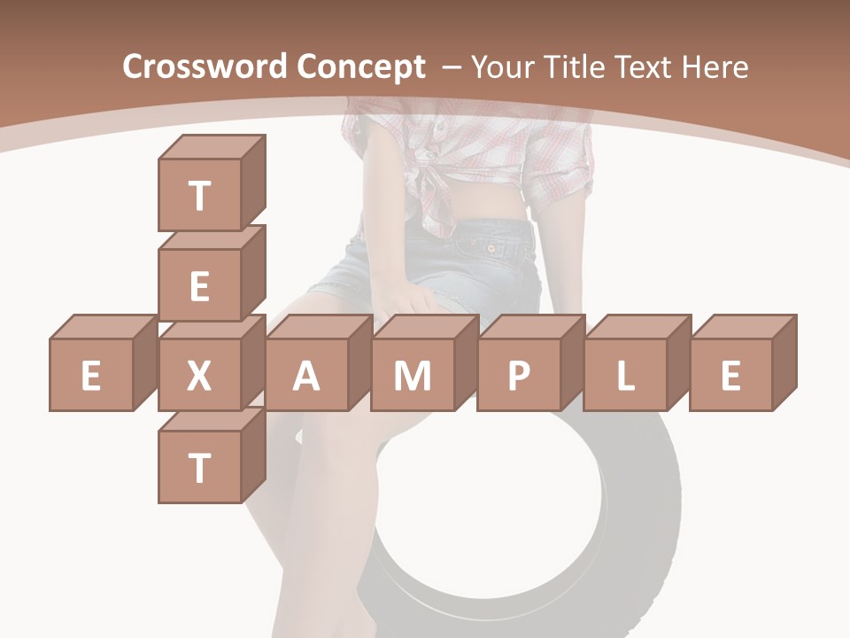 Person Face Woman PowerPoint Template