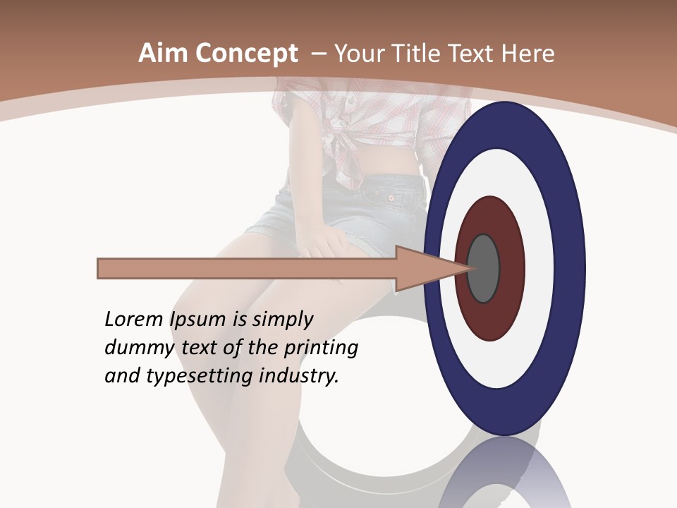 Person Face Woman PowerPoint Template