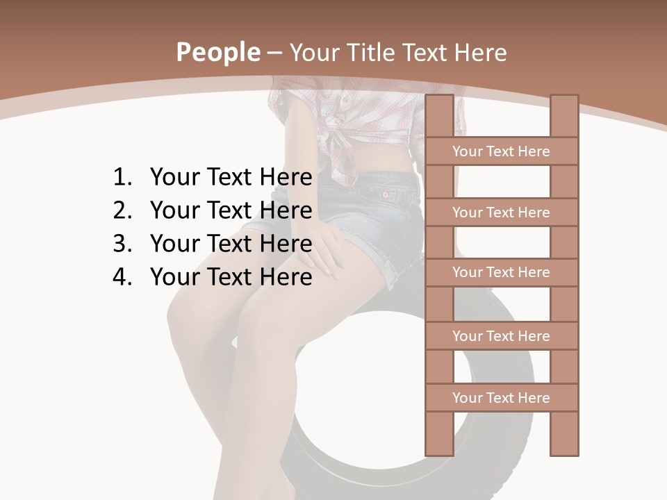 Person Face Woman PowerPoint Template